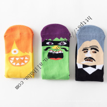 Lustige Cartoon Quarter Crew Herren Knöchel für Männer Großhandel Heißer Sublimationsdruck Mann Socken Tube Tube Tube